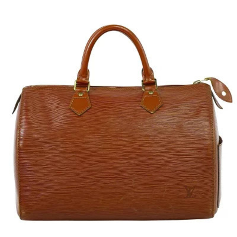 Louis Vuitton LV Speedy Epi Leather Boston Kenya Brown